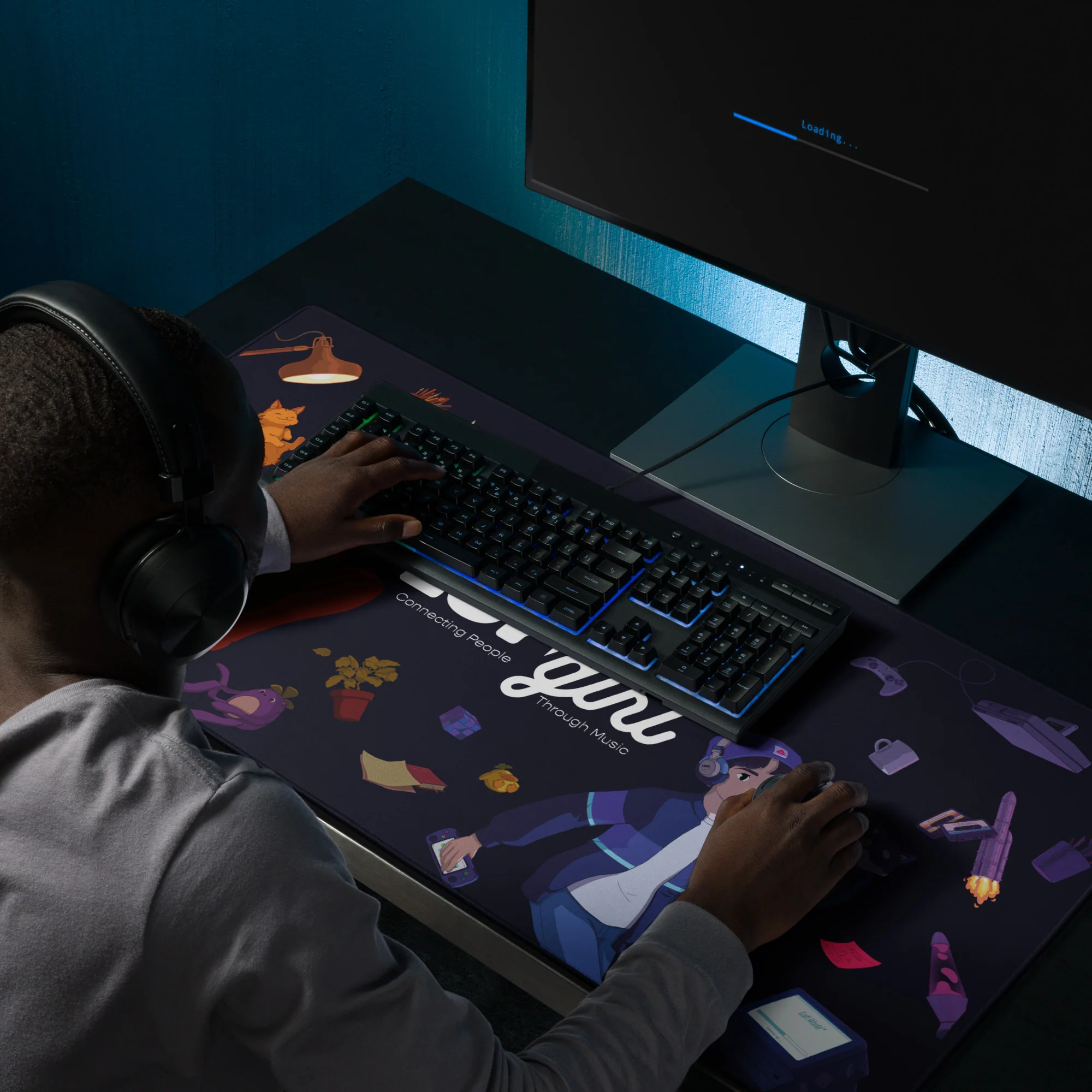 Lofi Girl & Boy Desk Pad • Gaming Edition - Image 6