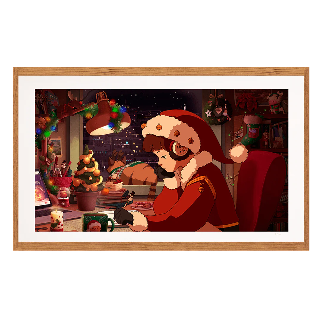2024 Lofi Girl Christmas Radio (100 units) - Print