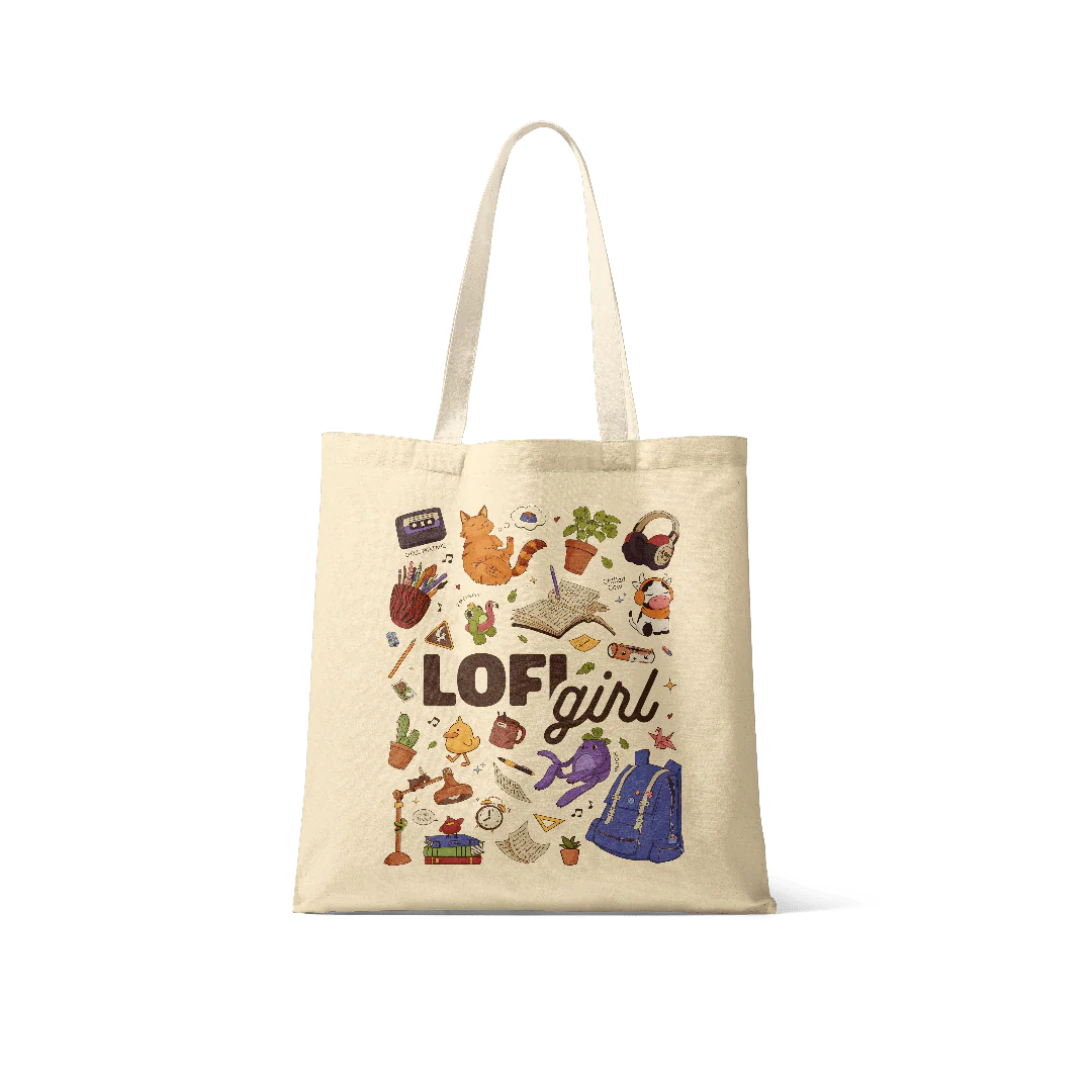 Lofi Girl Essentials - Tote Bags - Image 2