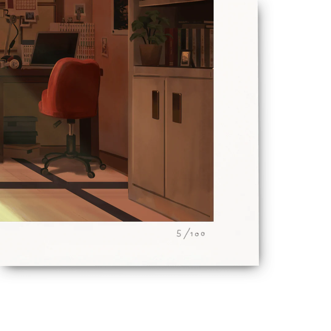 Lofi Girl Get Some Rest (100 units) - Print - Image 2