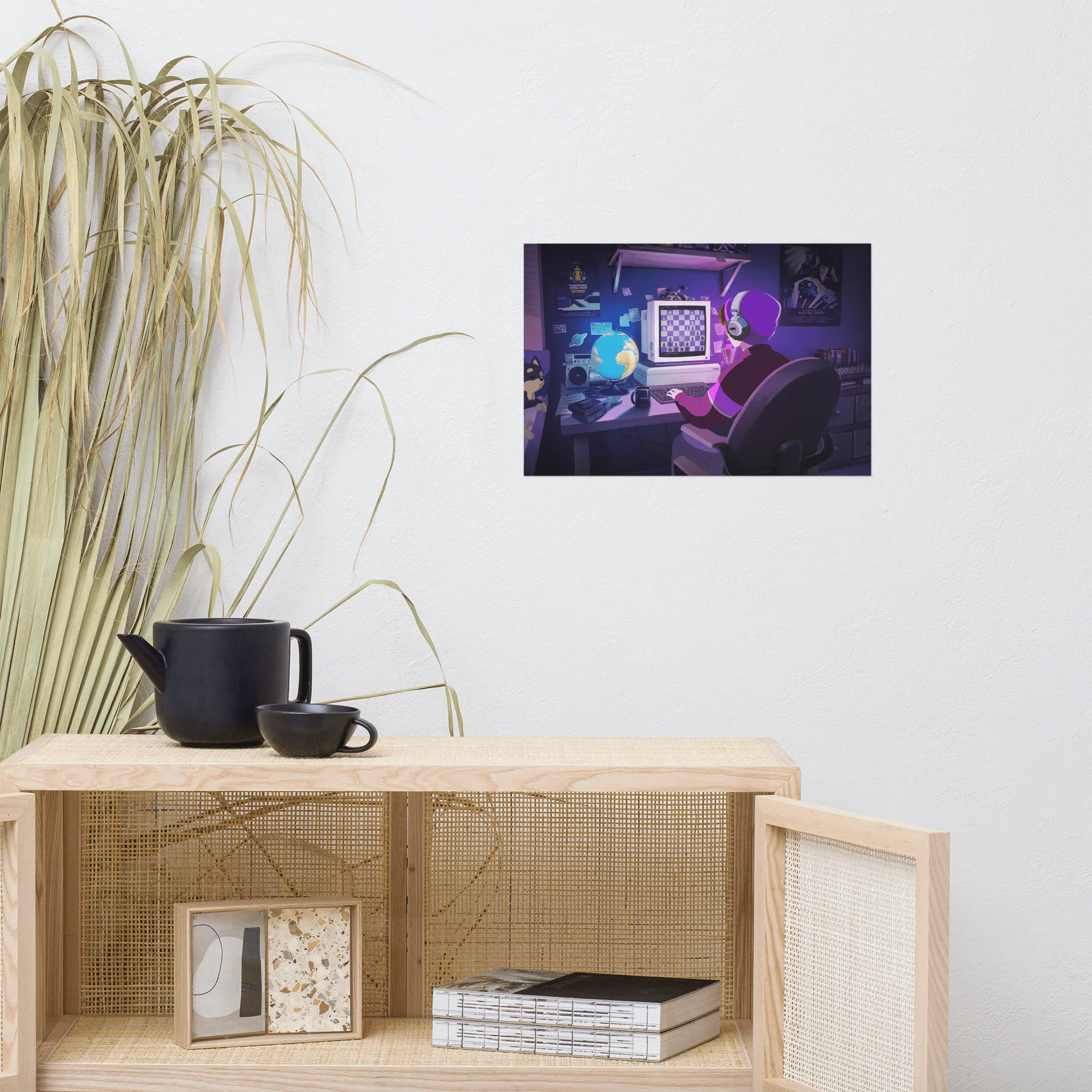 Lofi Girl x Chess.com: Synthwave edition - Posters - Image 3