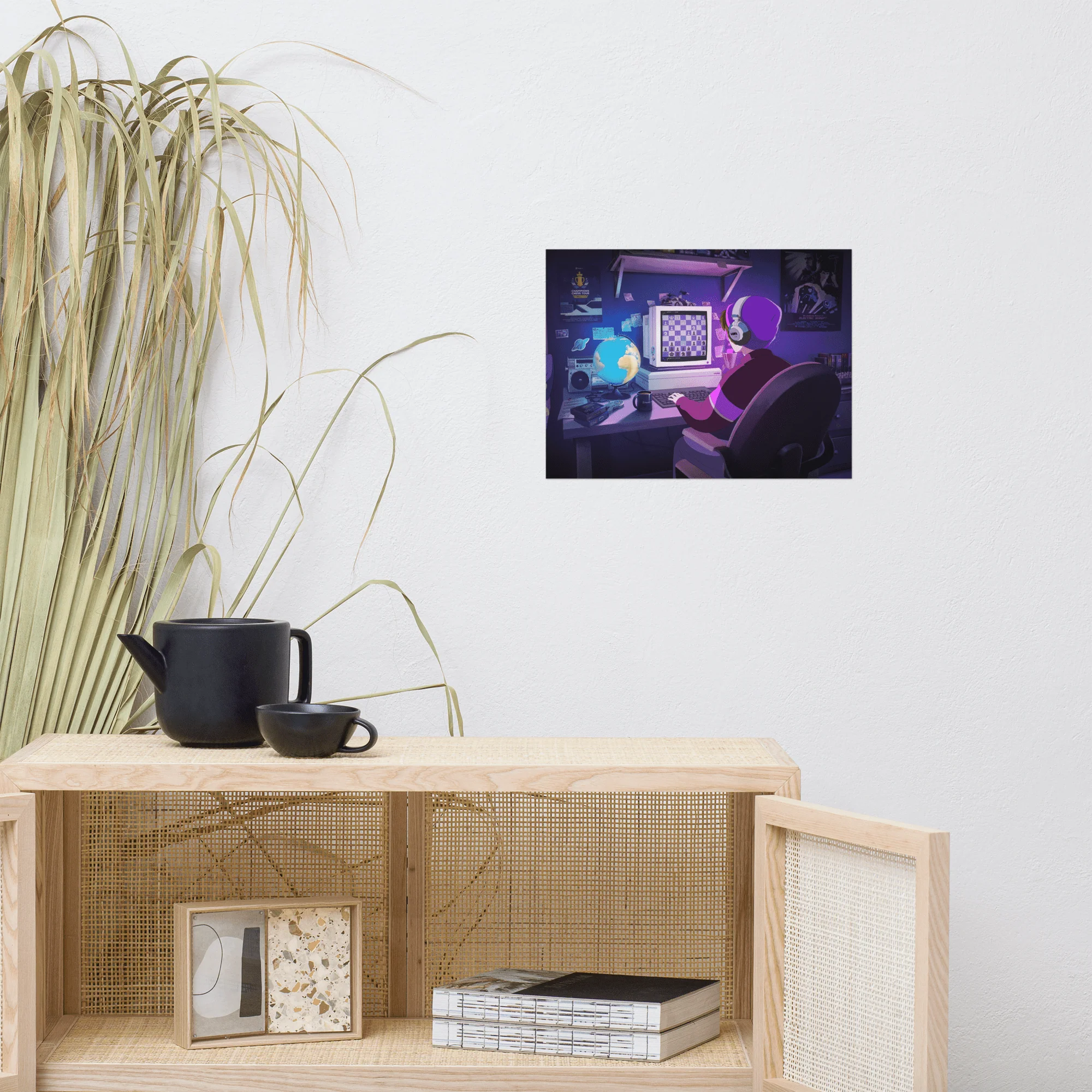 Lofi Girl x Chess.com: Synthwave edition - Posters - Image 4