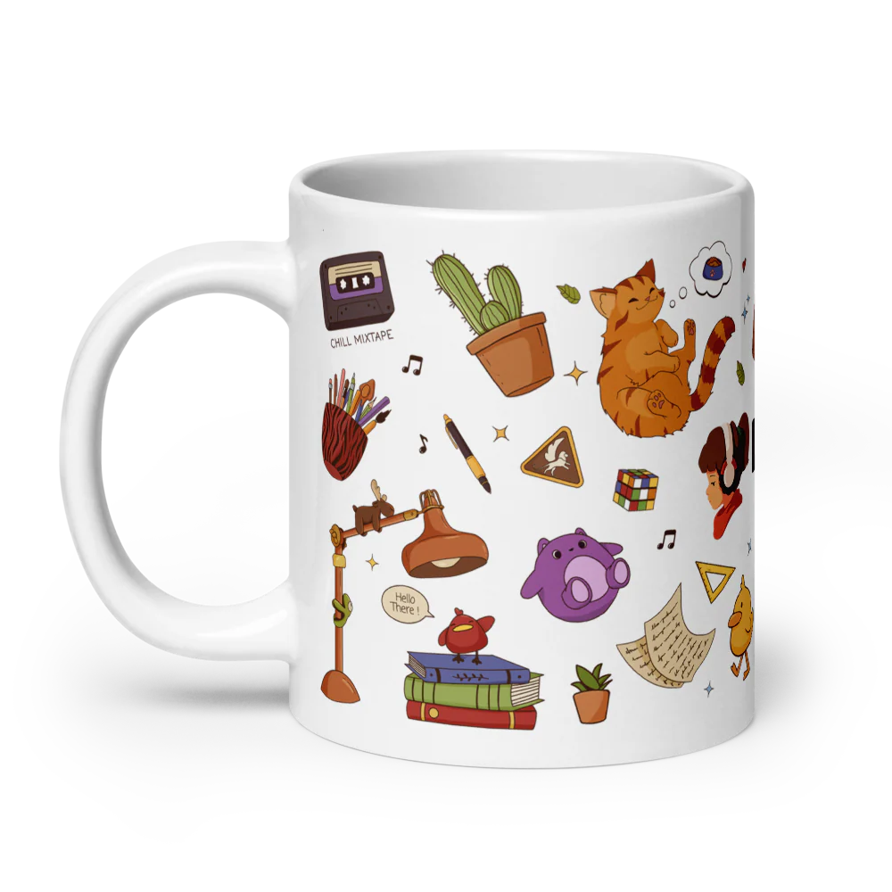 Lofi Girl Spring Collection Ceramic Mug - Image 3