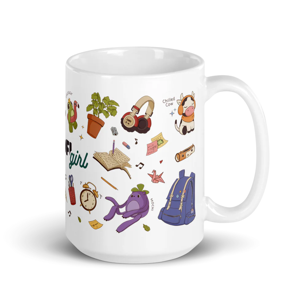 Lofi Girl Spring Collection Ceramic Mug - Image 8