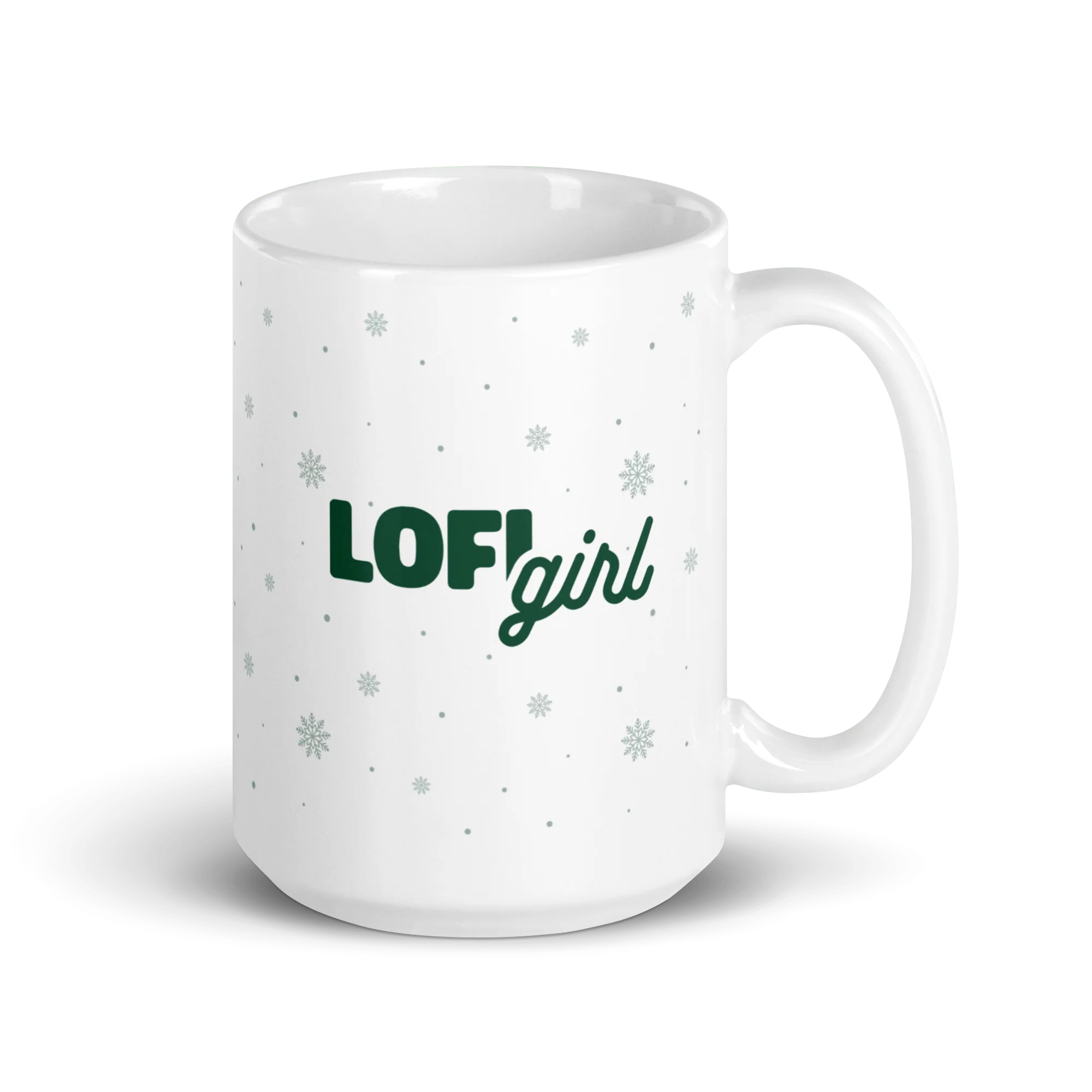Christmas Lofi Cat & Friends: Snow edition - Mug - Image 3