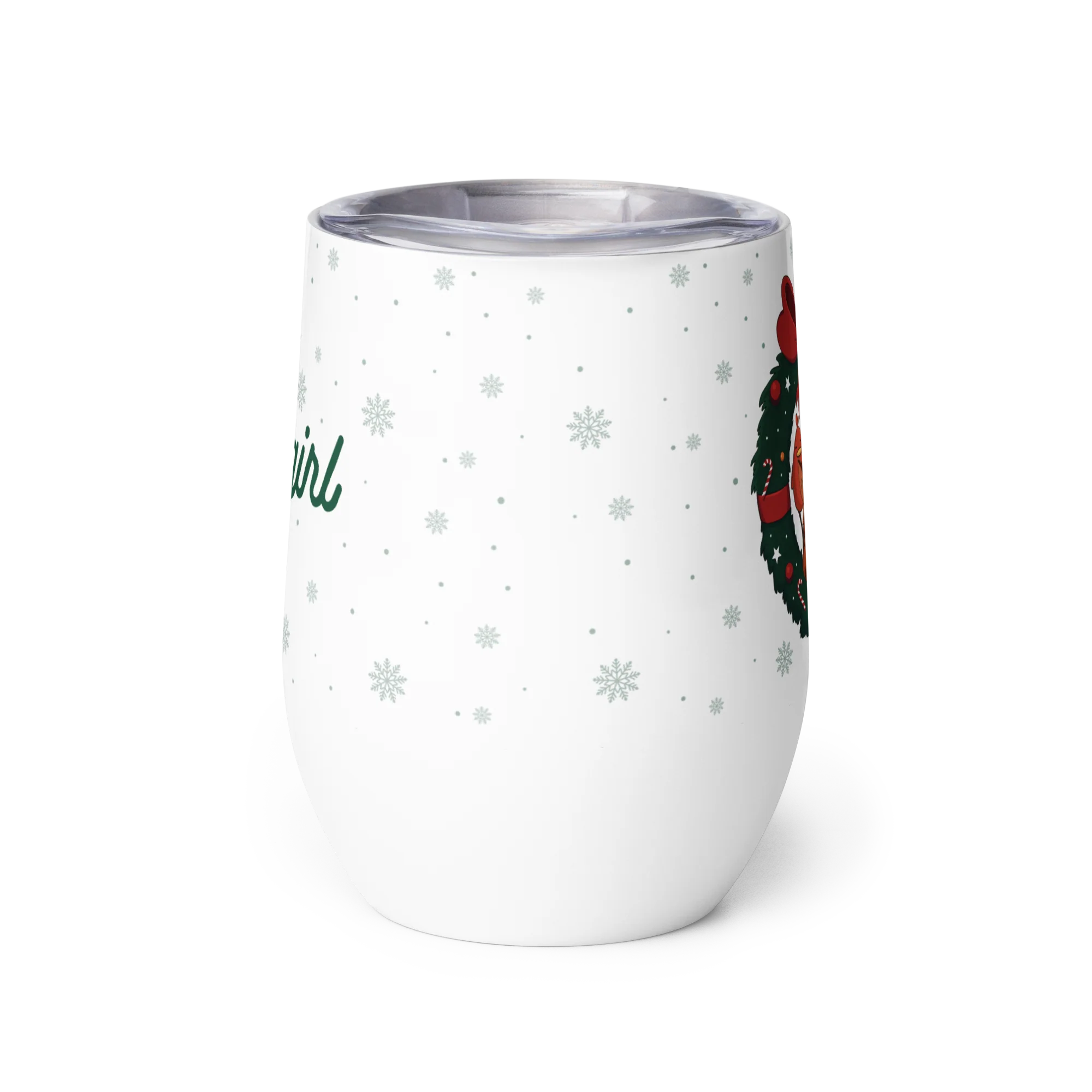 Christmas Lofi Cat & Friends : Snow edition – Tumbler - Image 4