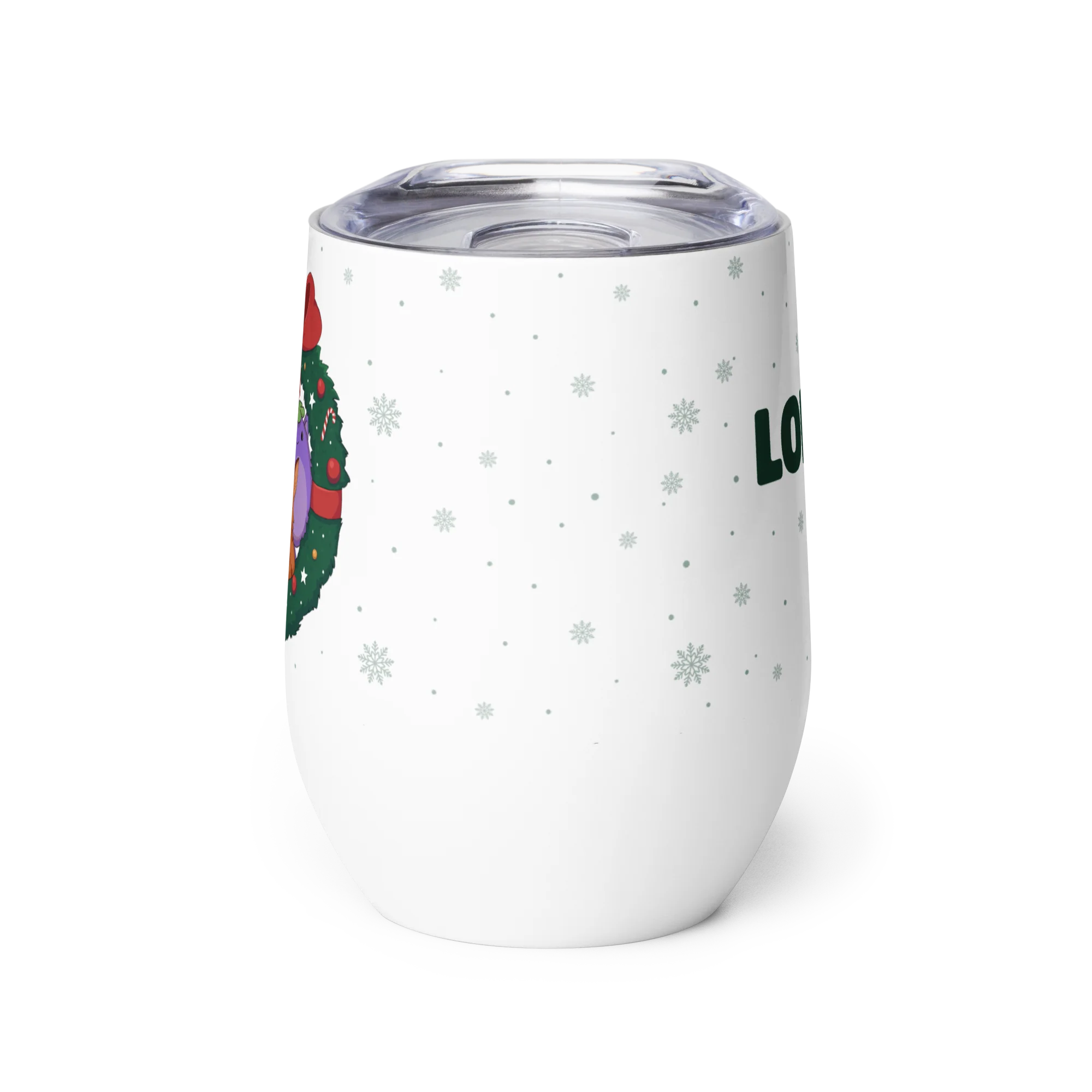 Christmas Lofi Cat & Friends : Snow edition – Tumbler - Image 5